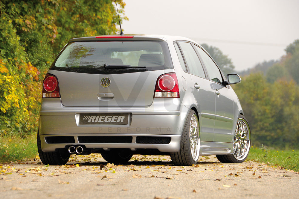 Rieger 00047109 VW 9N Polo Mk5 Rear Diffuser 5 | ML Performance UK Car Parts