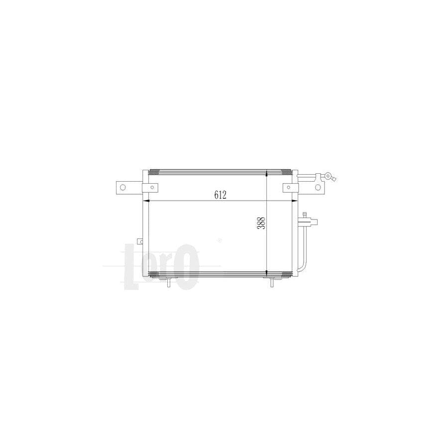 Abakus 0030160019 Air Conditioning Condenser For Audi 100 | ML Performance UK