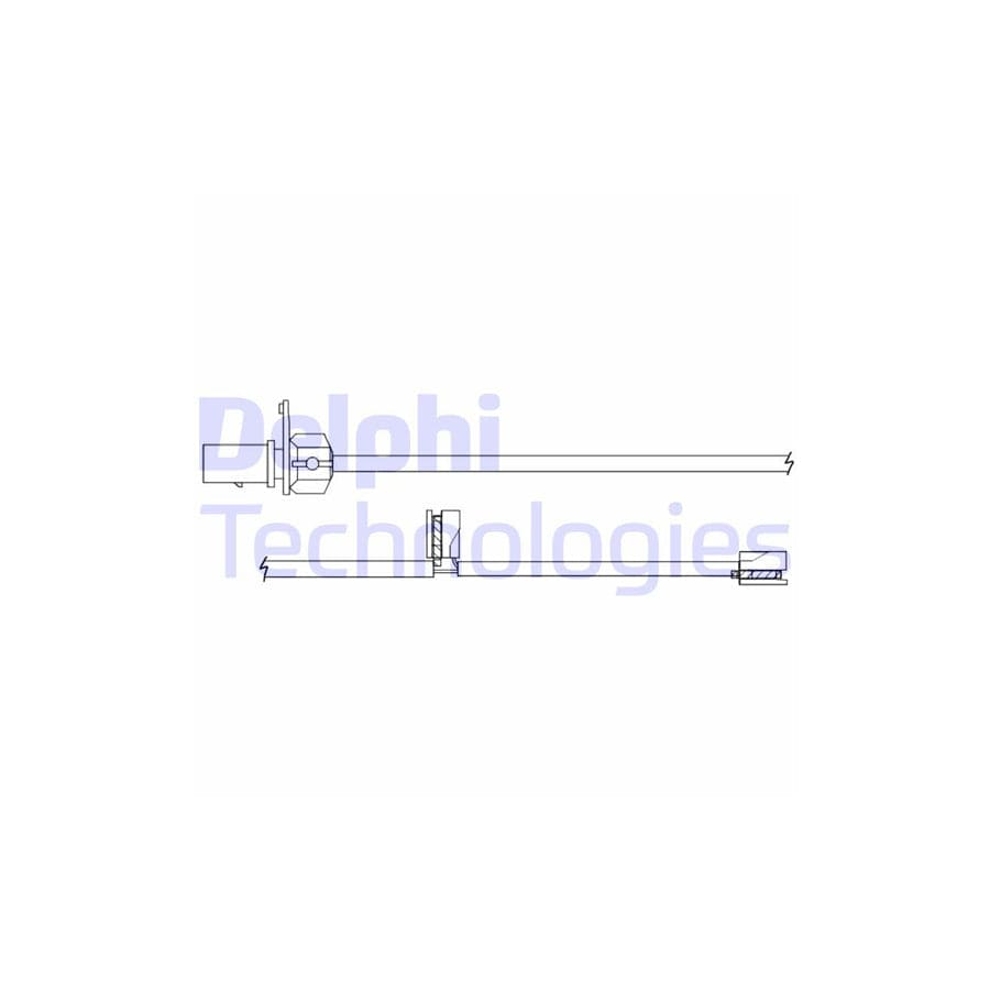 Delphi Lz0283 Warning Contact Set, Brake Pad Wear