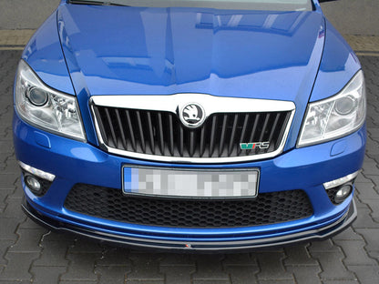 Maxton Design Skoda Octavia MK2 Vrs Facelift (2008-2013) Front Splitter V.2