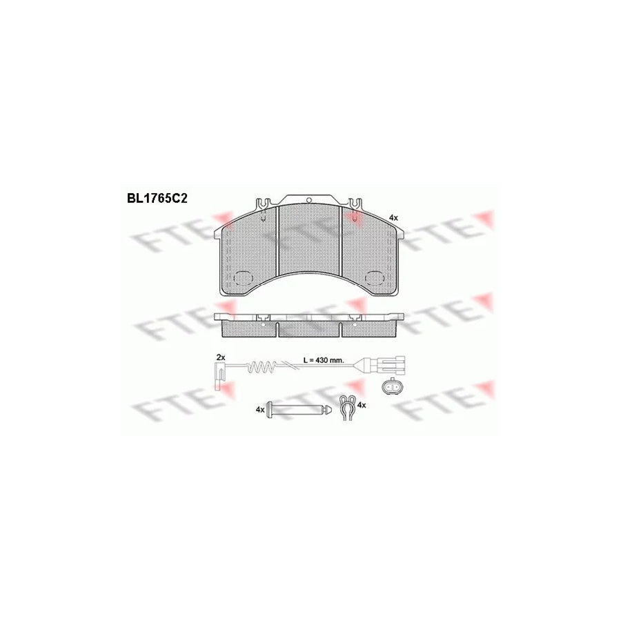 Fte BL1765C2 Brake Pad Set | ML Performance UK Car Parts