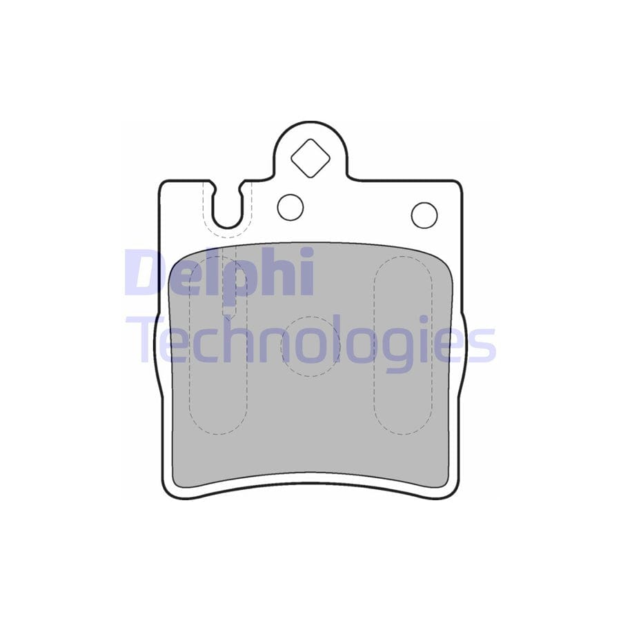 Delphi Lp1618 Brake Pad Set