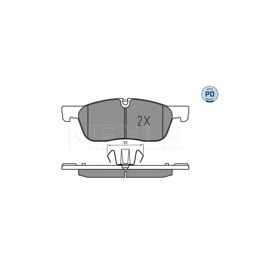 Meyle 025 221 4519/Pd Brake Pad Set