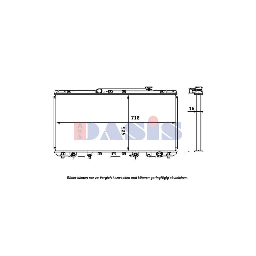 AKS Dasis 210143N Engine Radiator | ML Performance UK