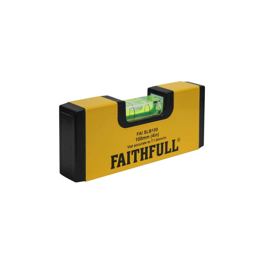 Faithfull FAISLB100 Magnetic Mini Level 100mm | ML Performance UK