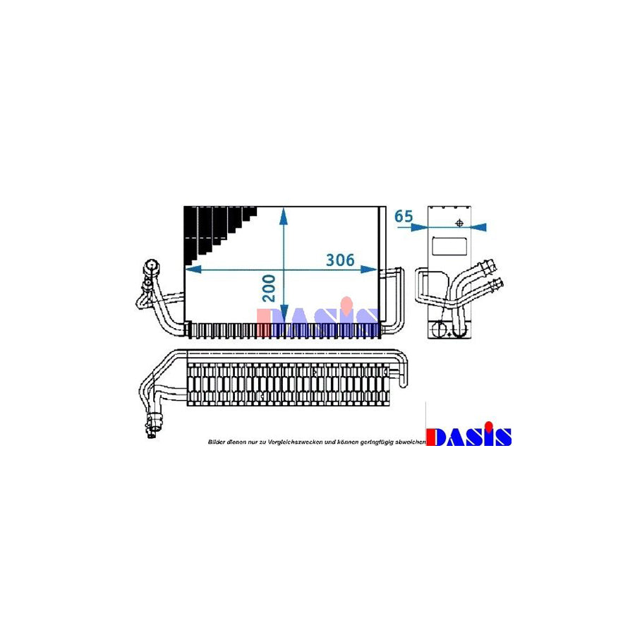 AKS Dasis 820141N Air Conditioning Evaporator Suitable For Mercedes-Benz E-Class | ML Performance UK