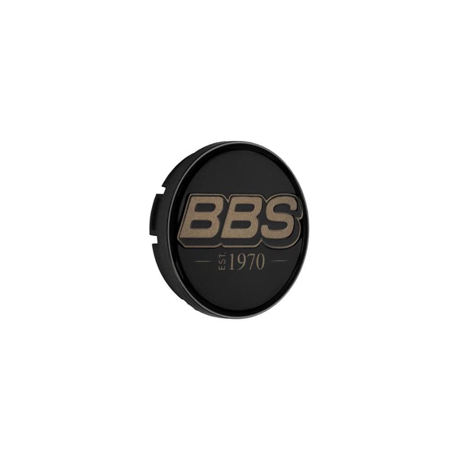 BBS Wheels 58071009 2D Center Cap Est. 1970 Embossed Black With Logo Bronze Ø70,6mm | ML Performance UK Car Parts