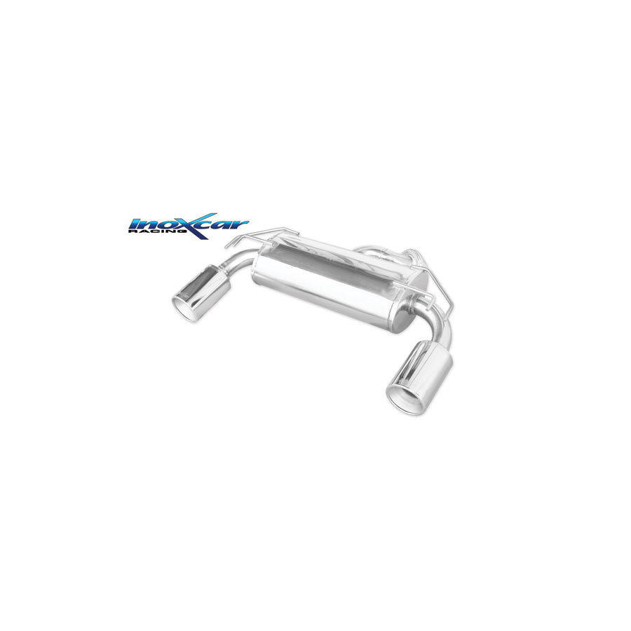 InoXcar MILA.09.120M Mitsubishi Lancer Stainless Steel Rear Exhaust | ML Performance UK Car Parts