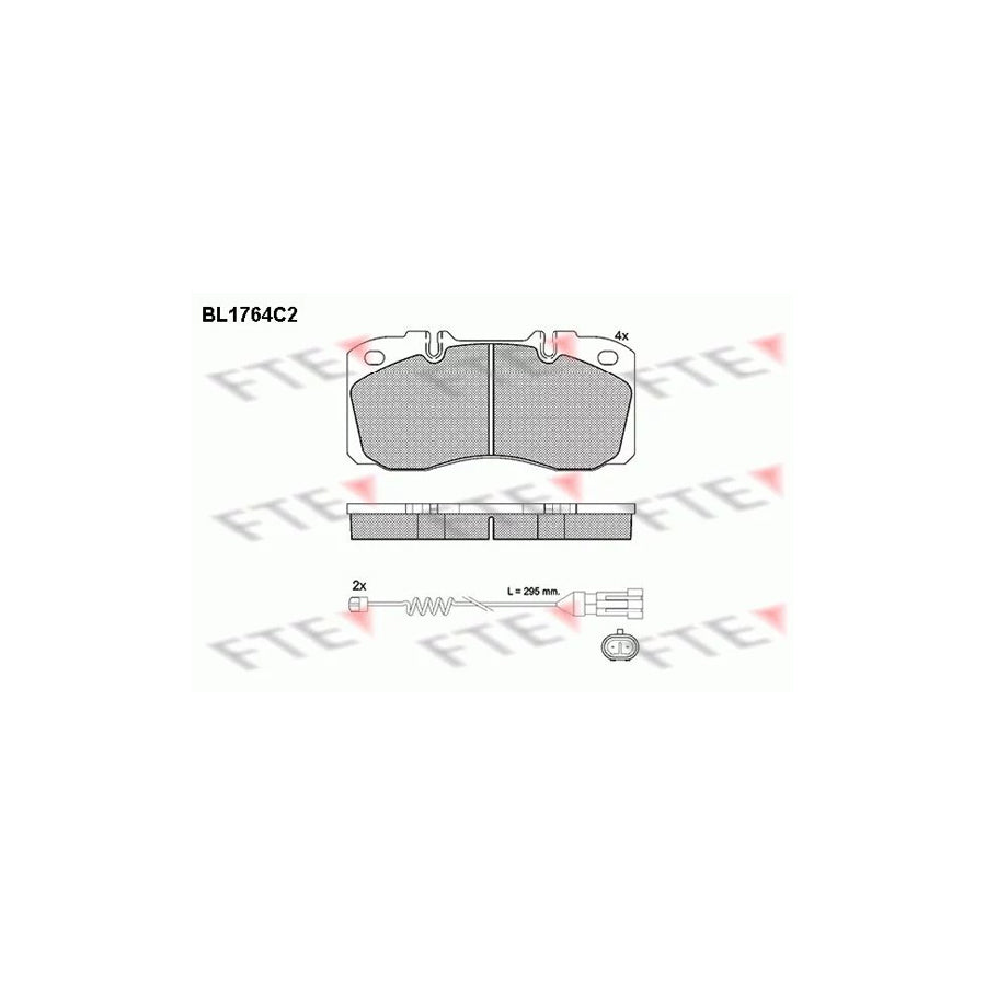 Fte BL1764C2 Brake Pad Set | ML Performance UK Car Parts