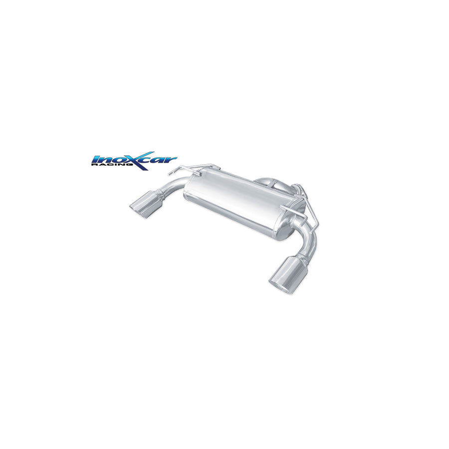 InoXcar MILA.08.102R Mitsubishi Lancer Stainless Steel Rear Exhaust | ML Performance UK Car Parts