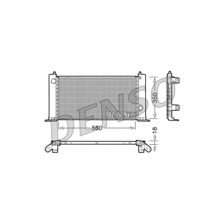 Denso DRM09121 Drm09121 Engine Radiator For Fiat Stilo | ML Performance UK