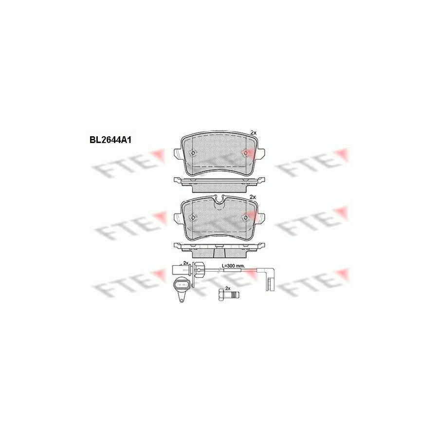 Fte BL2644A1 Brake Pad Set | ML Performance UK Car Parts