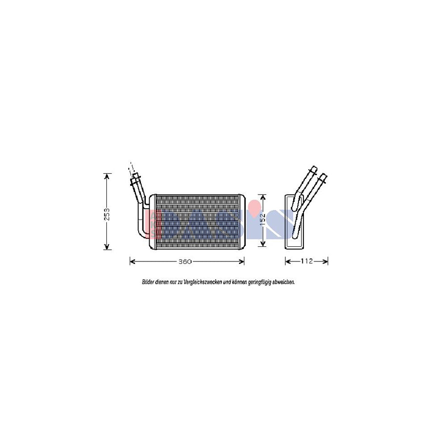 AKS Dasis 259000N Heater Matrix For Ford Transit | ML Performance UK