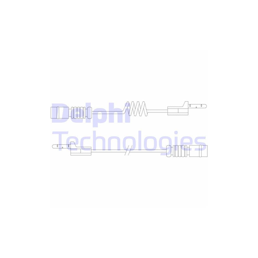 Delphi Lz0280 Warning Contact Set, Brake Pad Wear Suitable For Mercedes-Benz Sprinter 5-T Platform/Chassis (W905)