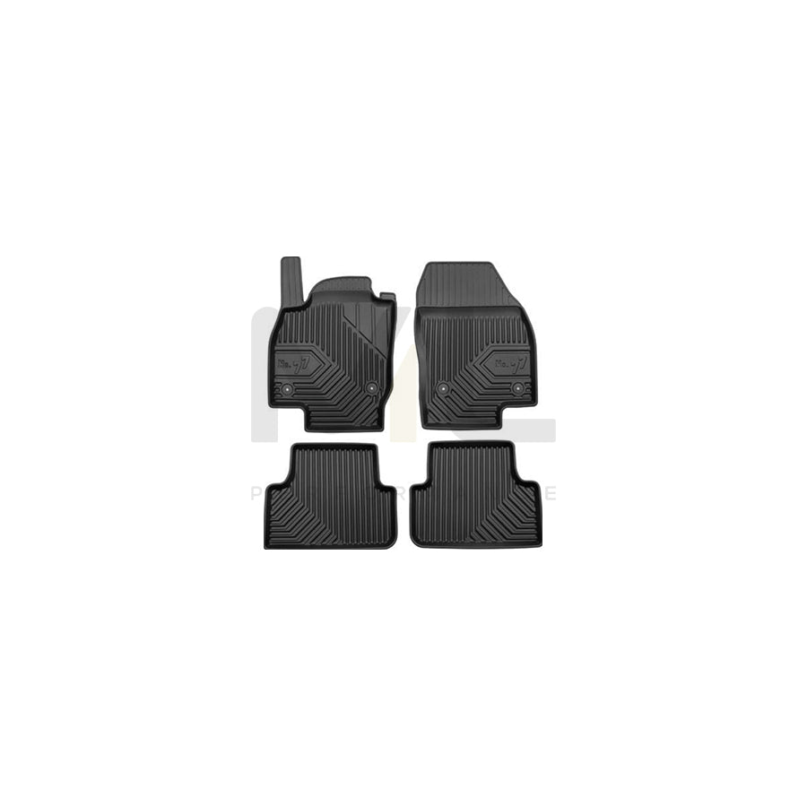 FROGUM Tailored, No.77 77408821 Floor mat set for VW T-Cross (C11_) Elastomer, Front and Rear, Quantity: 4, Black | ML Performance Car Parts