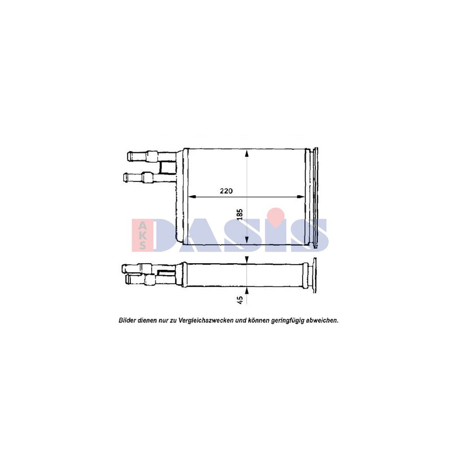 AKS Dasis 049009N Heater Matrix | ML Performance UK