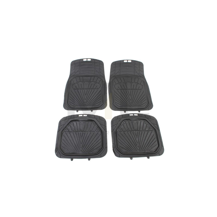 POLGUM Universal fit CR202C Floor mat set Elastomer, Front and Rear, Quantity: 4, Black | ML Performance Car Parts