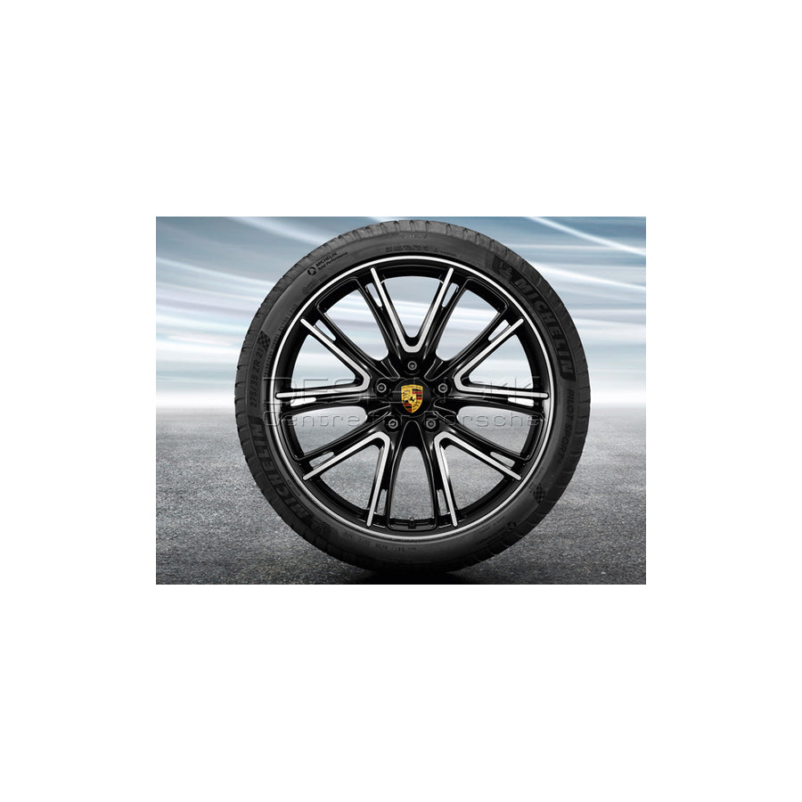 Genuine Porsche 21 Panamera (971) Exclusive Design Black Alloy Wheels & Summer Tyres Original Porsche | ML Performance UK Car Parts