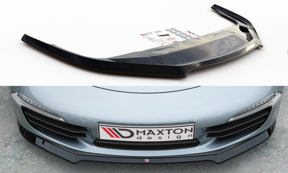 Maxton Design PO-911-991-FD1T+FD1RT Front Splitter V.1 Porsche 911 Carrera 991 | ML Performance UK Car Parts