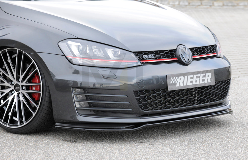 Rieger 00088099 VW Mk7 Golf Front Splitter (GTI & GTD) 6 | ML Performance UK Car Parts