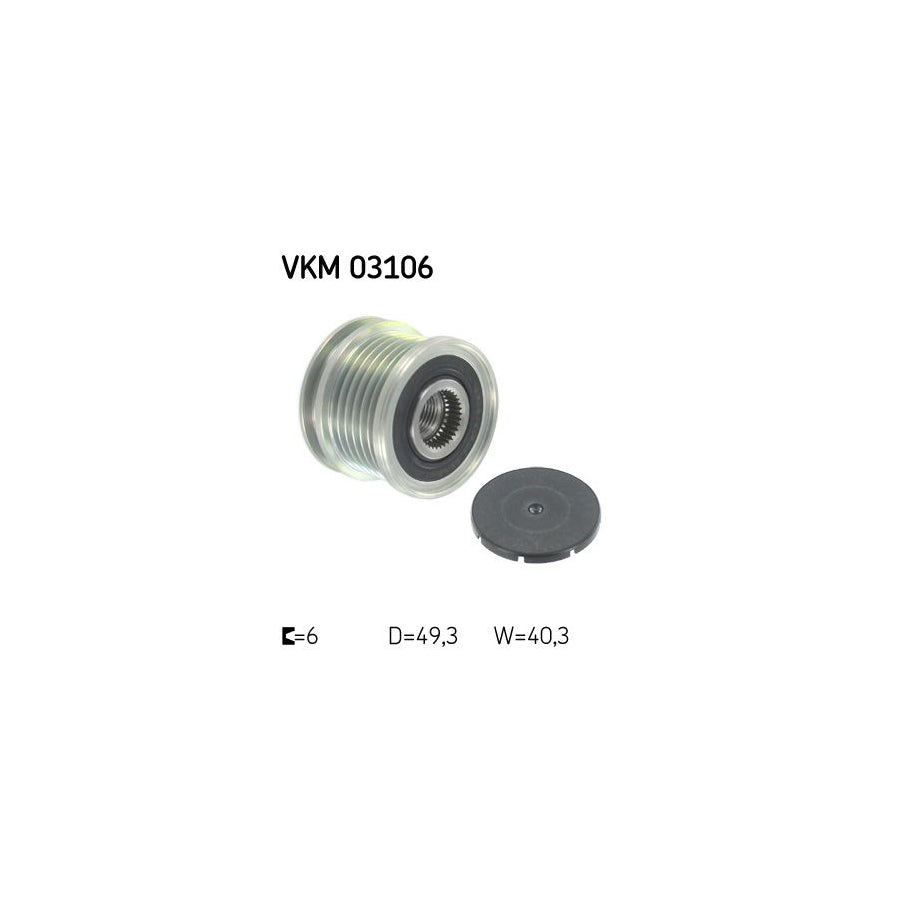 Skf Vkm 03106 Alternator Freewheel Clutch | ML Performance UK Car Parts