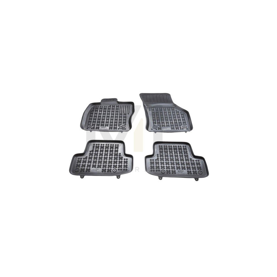 REZAW PLAST 200320 Floor mat set for AUDI Q2 (GAB) Elastomer, Front and Rear, Black | ML Performance Car Parts