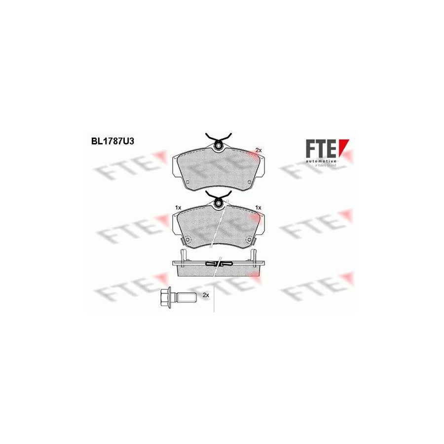 Fte BL1787U3 Brake Pad Set For Chrysler Pt Cruiser | ML Performance UK Car Parts