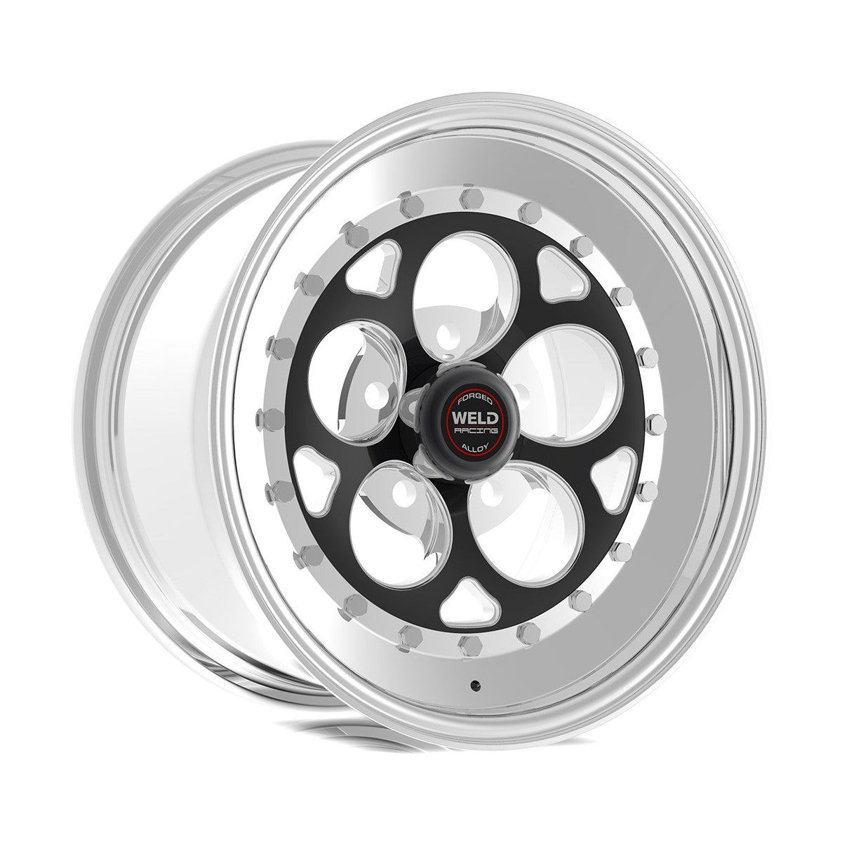 Weld 792B-57276 Magnum Iii Wheel 15x7 5x4.75 ET-13 BS3.5 Black Center - Polished Shell