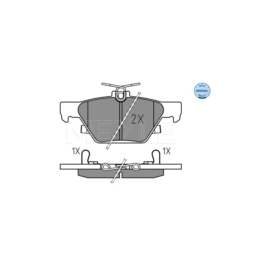 Meyle 025 221 5814 Brake Pad Set