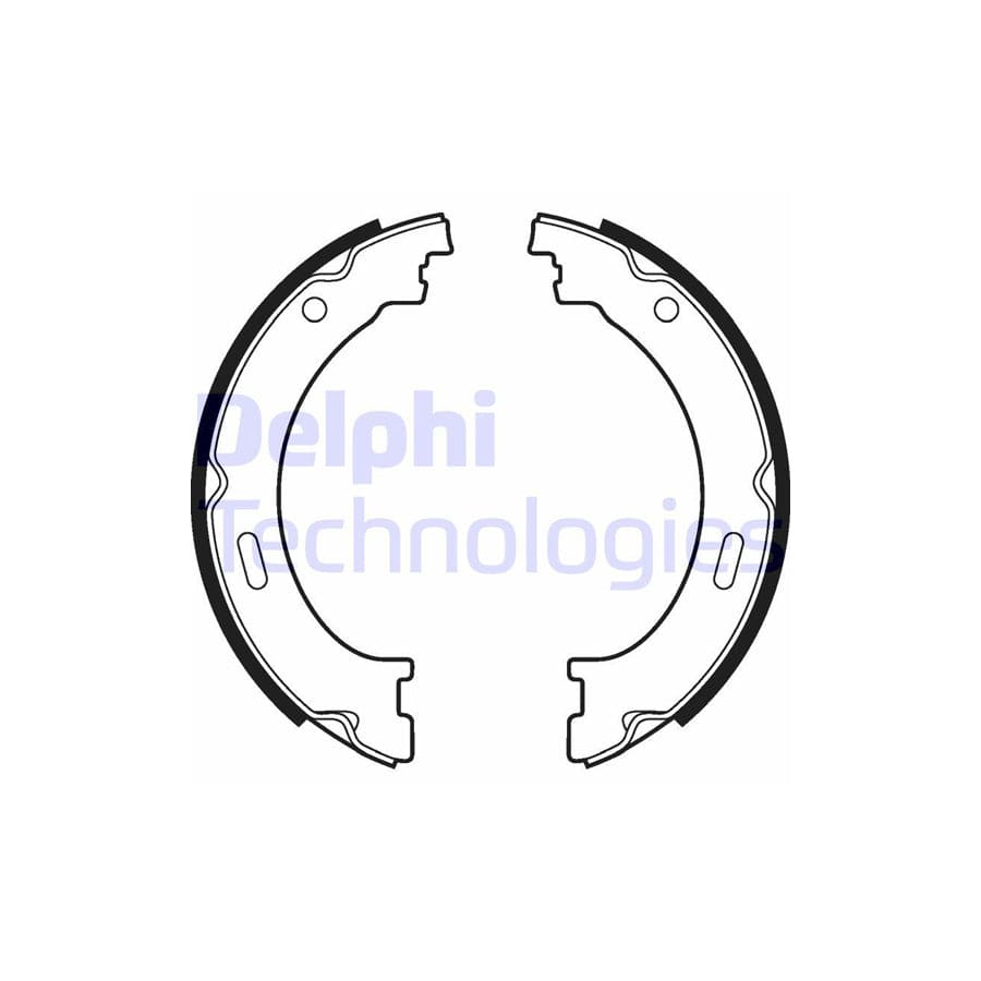 Delphi Ls2041 Handbrake Shoes