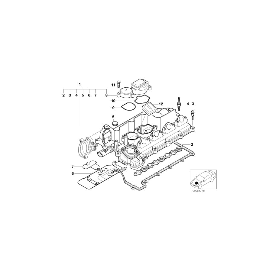 Genuine BMW 11122247686 E46 E39 Profile-Gasket (Inc. 318d, 320d & 520d) | ML Performance UK Car Parts