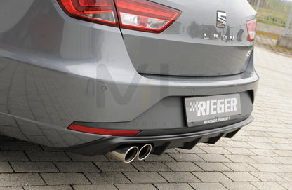 Rieger 00027020 SEAT 5F Leon FR Rear Diffuser 9 | ML Performance UK Car Parts