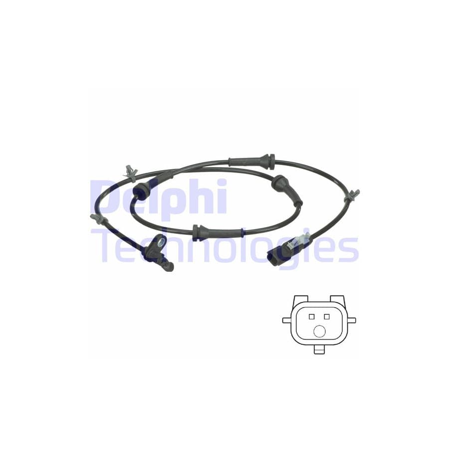 Delphi Ss20676 Abs Sensor For Nissan Qashqai