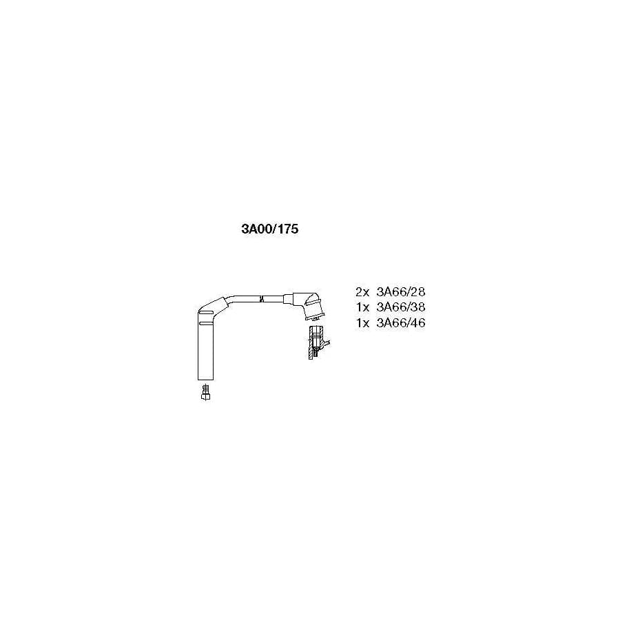 Bremi 3A00/175 Ignition Cable Kit