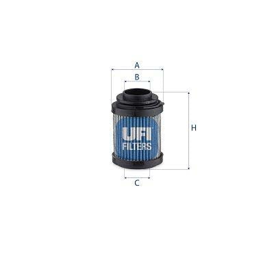 UFI 83.062.00 Filter, Operating Hydraulics