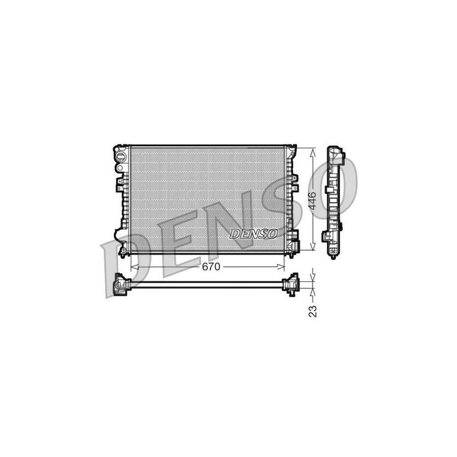 Denso DRM07055 Drm07055 Engine Radiator | ML Performance UK