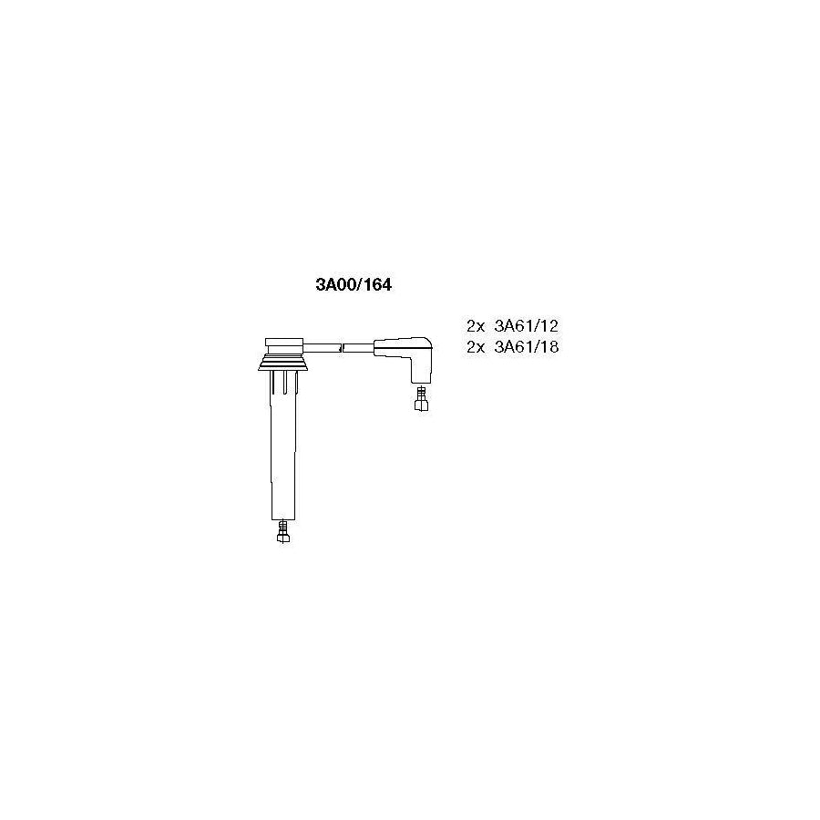 Bremi 3A00/164 Ignition Cable Kit