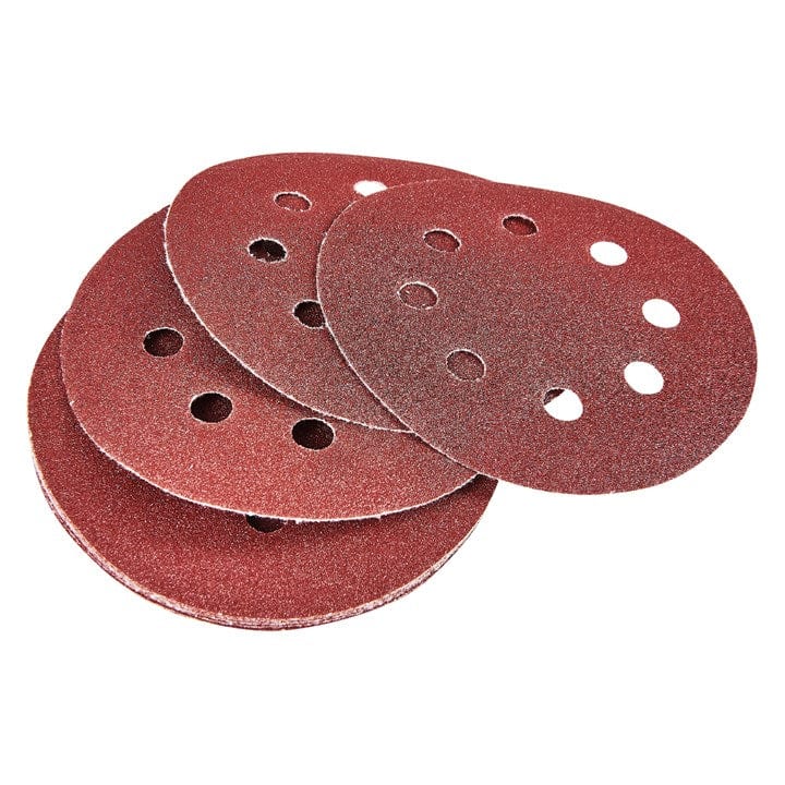 Amtech 10pcs. Circular Sanding Sheet Set (P120 Grit) (Ø115mm) | ML Performance DIY & Power Tools