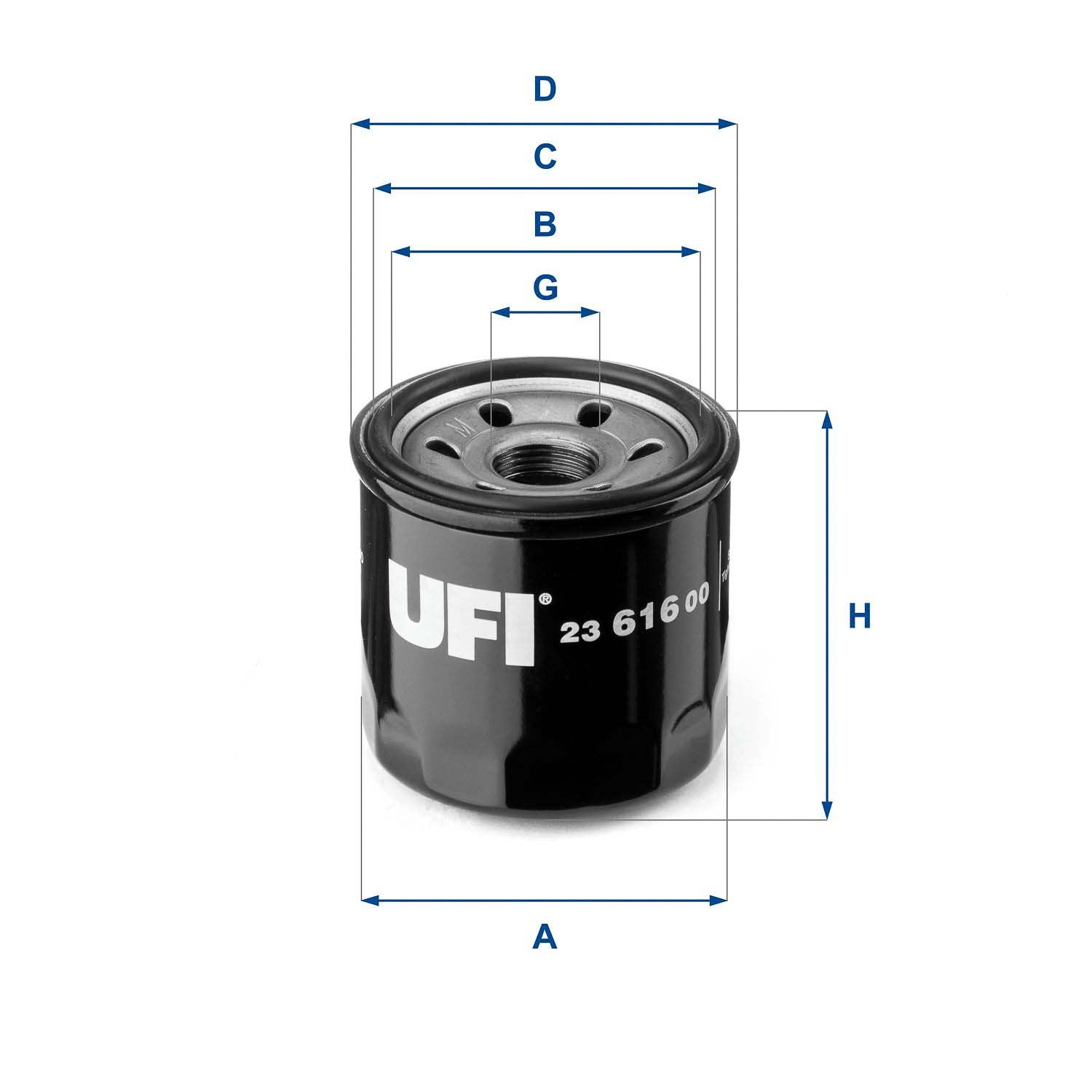 UFI 23.616.00 Oil Filter