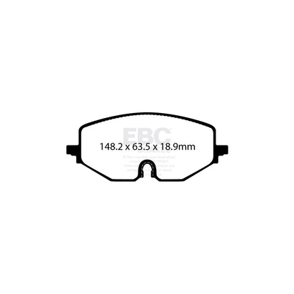 EBC DPX2439 Audi Seat Skoda VW Ultimax Front Brake Pads - ATE Caliper 2 | ML Performance UK Car Parts