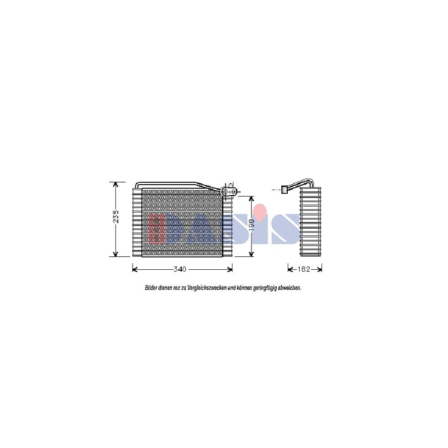 AKS Dasis 820144N Air Conditioning Evaporator | ML Performance UK