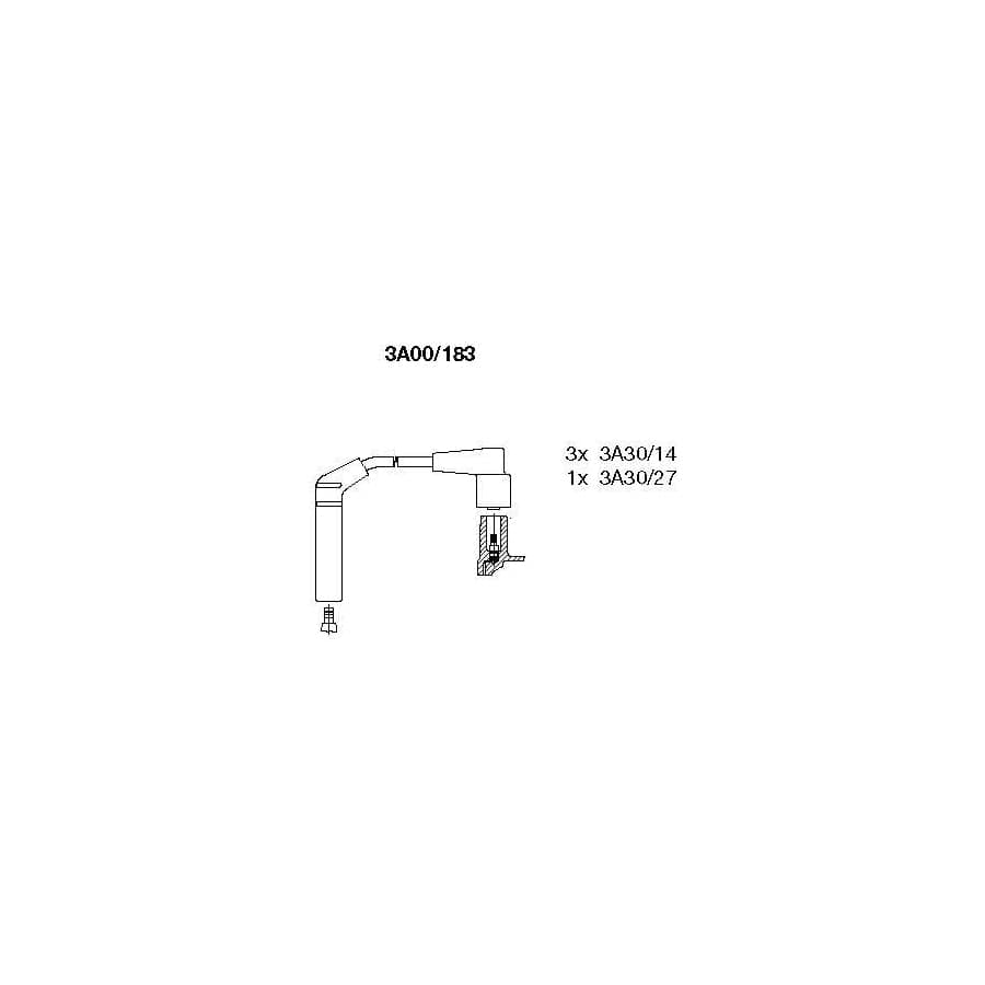 Bremi 3A00/183 Ignition Cable Kit