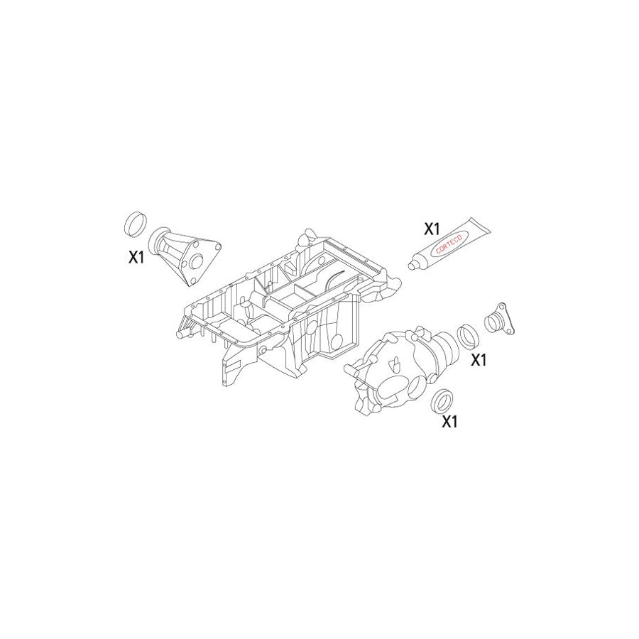 Corteco 19535862 Gasket Set, Differential | ML Performance UK