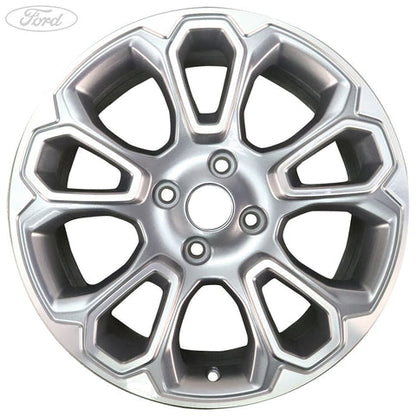 GENUINE FORD 2188007 ECOSPORT ALLOY WHEEL 17" 10-SPOKE DESIGN, PREMIUM FLASH GREY MACHINED | ML Performance UK