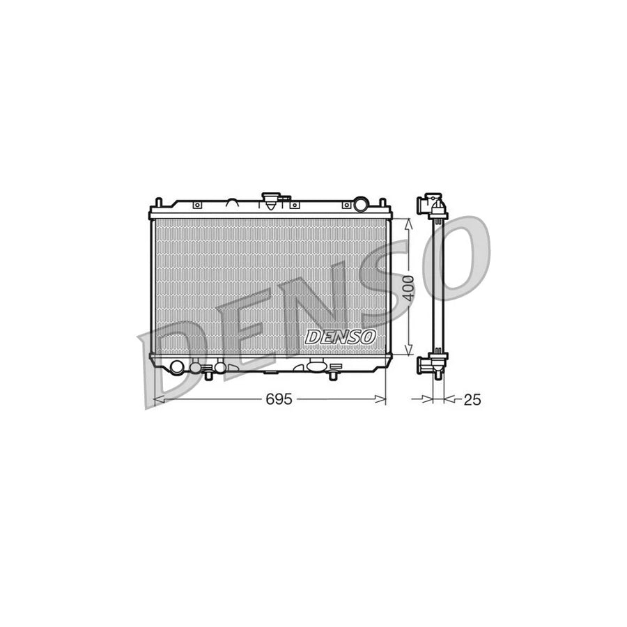 Denso DRM46016 Drm46016 Engine Radiator For Nissan Almera Tino (V10) | ML Performance UK