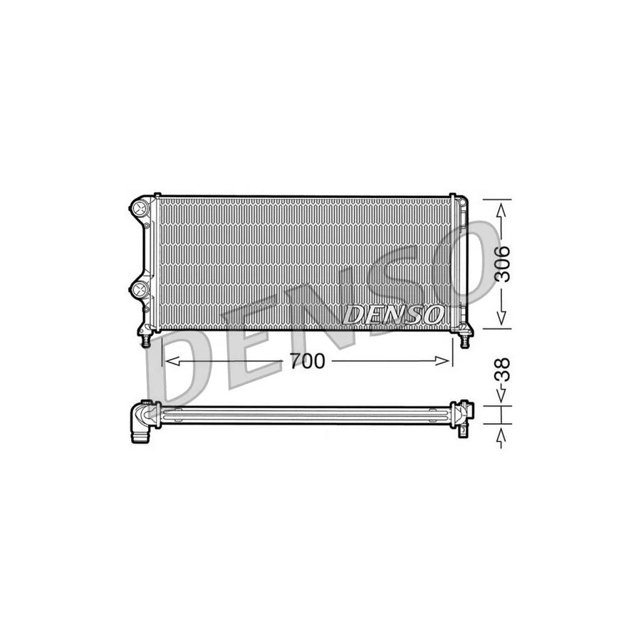 Denso DRM09060 Drm09060 Engine Radiator For Fiat Doblo | ML Performance UK