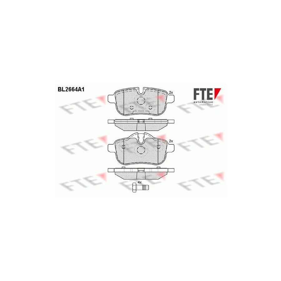 Fte BL2664A1 Brake Pad Set For Bmw Z4 Roadster (E89) | ML Performance UK Car Parts