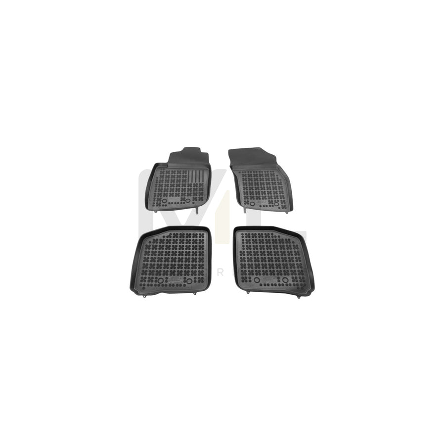 REZAW PLAST Tailored 200401 Floor mat set Elastomer, Front and Rear, Quantity: 4, Black | ML Performance Car Parts