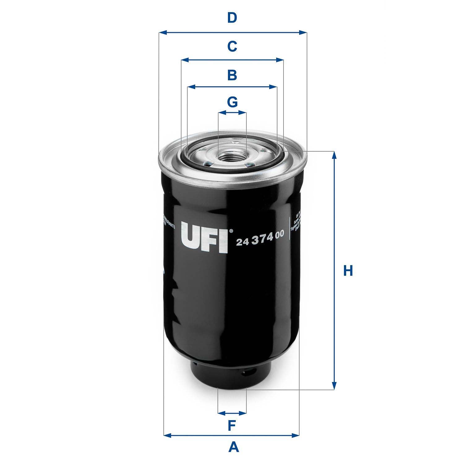 UFI 24.374.00 Fuel Filter