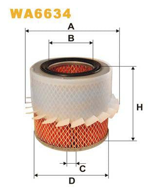 WIX Filters WA6634 Air Filter